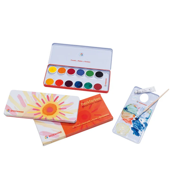 Stockmar Deckfarbenkasten | 12 Farben